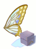 Yellow Butterfly Wing Box