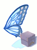Blue Butterfly Wing Box