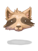 Costume Raccoon Hat