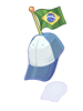 Brazil National Flag Hat