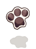 Costume Cat Paw Hairpin
