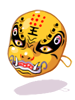 Costume Tiger Arhat Mask