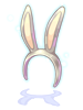 Costume Bunny Hairband (Silver)