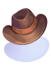 Costume Cowhide Hat