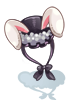 Costume Bunny Ribbon Hat