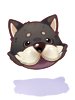 Costume Black Shiba Inu Hat