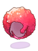 Costume Red Afro Wig