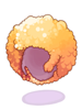 Costume Yellow Afro Wig