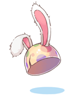 Costume Rabbit Ears And Egg Hat