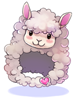 Costume Alpaca Hood