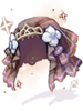 Costume Dark Night Veil