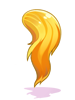 Costume Straight Pony Yellow
