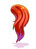 Costume Straight Pony Red