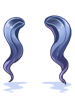 Costume Loose Wave Twin Blue
