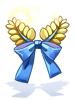 Costume Blue Rear Ribbon