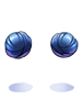 Costume Hair in a Bun(Blue)