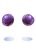 Costume Hair in a Bun(Purple)