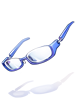 Costume Under Rimmed Glasses (Blue)