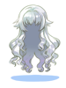Costume Flowing Long (Silver)
