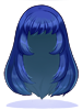 Costume Straight Long (Blue)