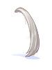Costume Side Pony (White)