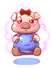 Costume Little Pig Girl Baloon