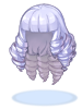 Costume Piamette Doll Hair (Silver)