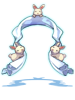 Costume Three Rabbits Ribbon