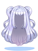 Costume Airy Two Side Up (Silver)