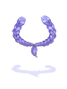 Costume Braid Half Up (Blue)