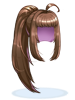 Costume Ponytail Hair (Black)