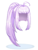 Costume Ponytail Hair (Light Purple)