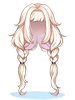 Costume Lightly Braided Low Twin (White)