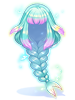 Costume Fishbone Hair