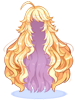 Costume Wild Long Hair (Yellow)