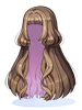 Costume Silky Long Hair (Black)