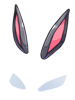 Costume Black Rabbit Ears