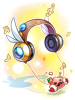 Costume King Melon Headphones