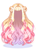 Costume Rose wave (Blonde Pink)