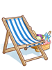 Costume Blue Sunbed