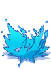 Costume Light Blue Energy