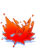 Costume Red Energy