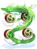 Costume Green Aura Dragon