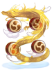 Costume Yellow Aura Dragon